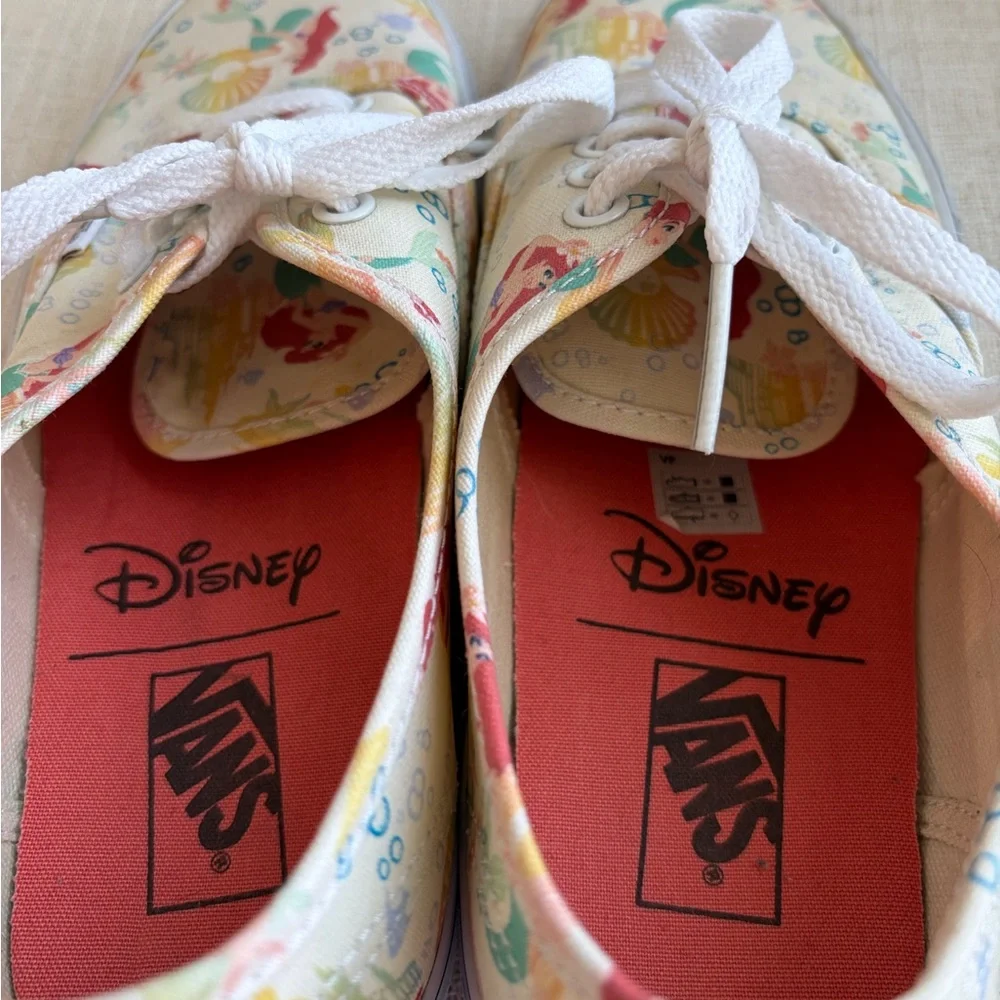 Vans x Disney The Little Mermaid Ariel Sneakers 2015 Limited Release Size 9 - Picture 8 of 10